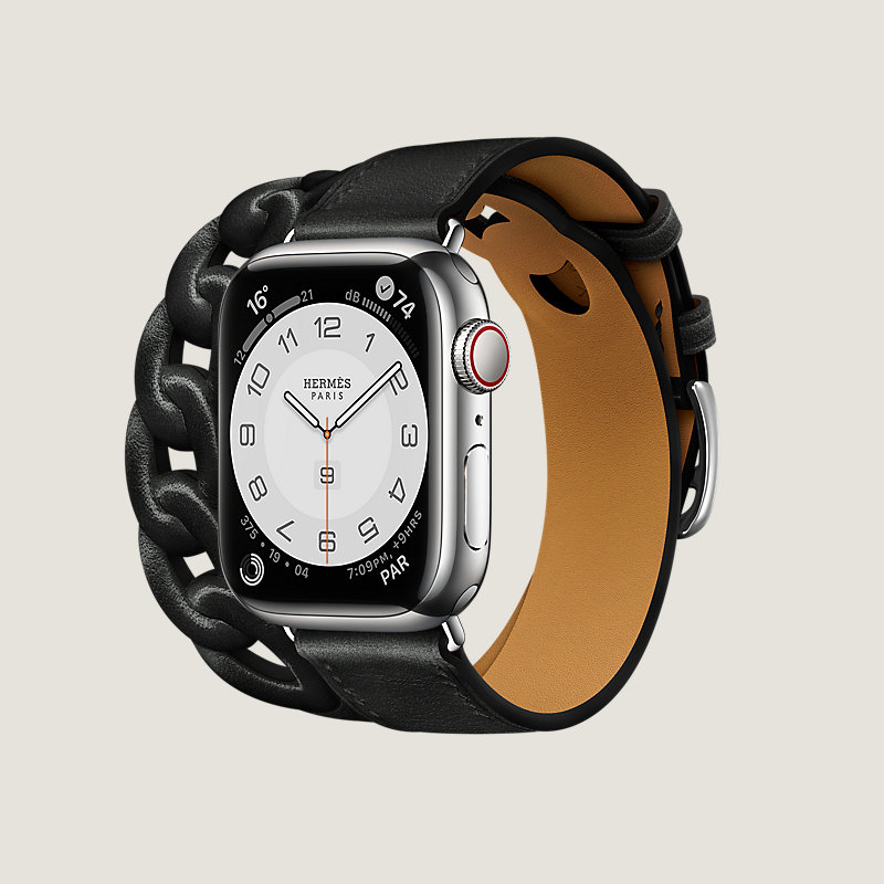 高い品質 Apple Watch HERMES series8 41mm ブラック agapeeurope.org